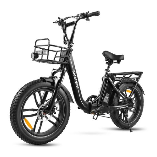 Vélo Électrique Pliable De Ville Samebike C05 Pro 500w 36v 13ah 35 Km/H 70 Km Pneus 20 * 4 - Noir