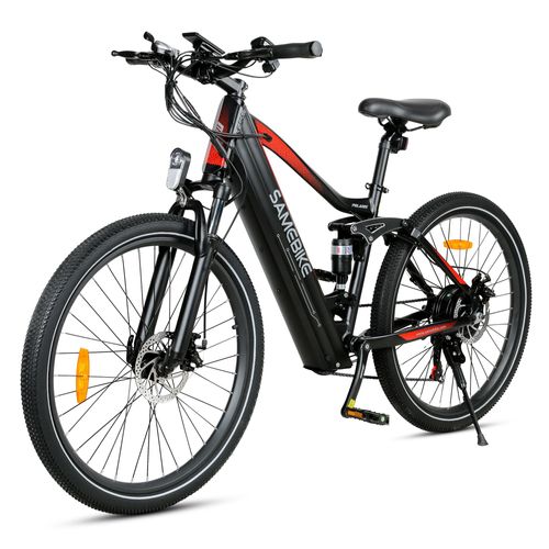 Vélo Électrique Tout-Terrain Samebike Xd26-Ii-Ft 750 W 48 V 14 Ah 40 Km/H, Pneus 26" X 2,1", 7 Vitesses -Noir