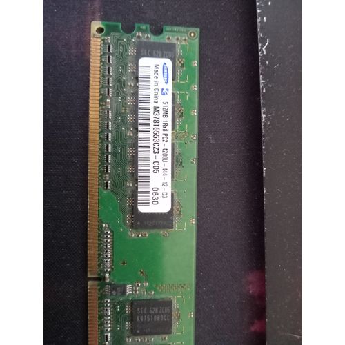 Memoire RAM 512MO ; PC2 4200U DDR2 800mhz