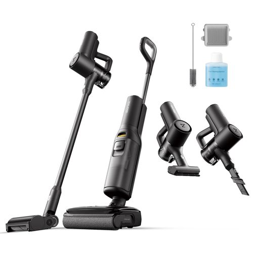 Roborock F25 Combo Aspirateur Laveur 20,000Pa - Nettoyeur vapeur 90°C -5 fonctions en 1-Inclinable jusqu'à 180°-