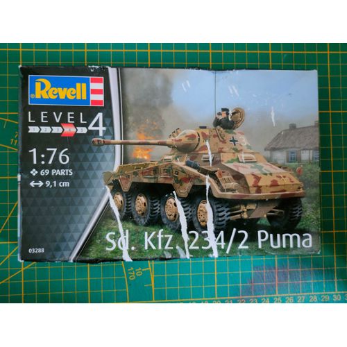 Maquette Char Revell 1/76 : Sd.Kfz 234/2 Puma-Revell