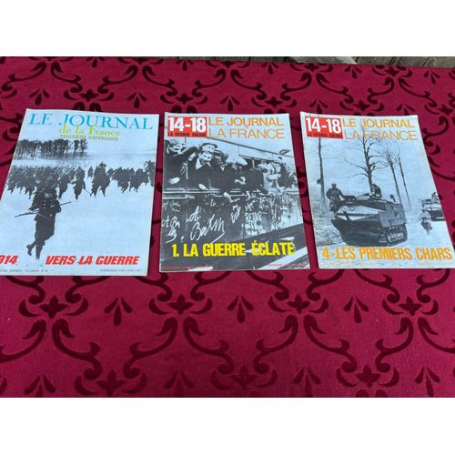 Lot De 3 Livres " Le Journal De La France " Guerre