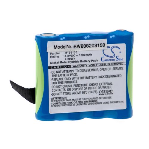 Batterie De Remplacement Vhbw Pour Edan 4xnr49aa1500p, Medical M159105 (1500 Mah, 4.8 V, Nimh)