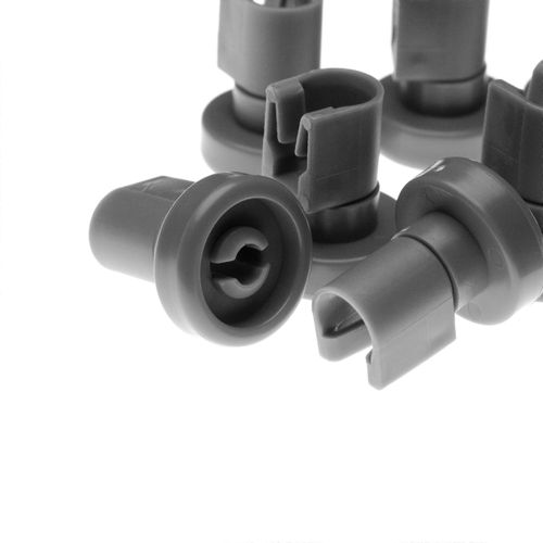 vhbw 8x rouleau à panier pour panier supérieur compatible avec Firenzi Ikea / Whirlpool Group Etna Electra Ideal Electric Helios Lave-vaisselle - Diamètre 25 mm