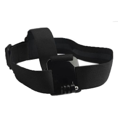 Bandeau vhbw compatible avec GoPro Hero HD Naked, HD Surf, White Edition Action Cam, Appareil photo numérique - avec revêtement antidérapant, Noir