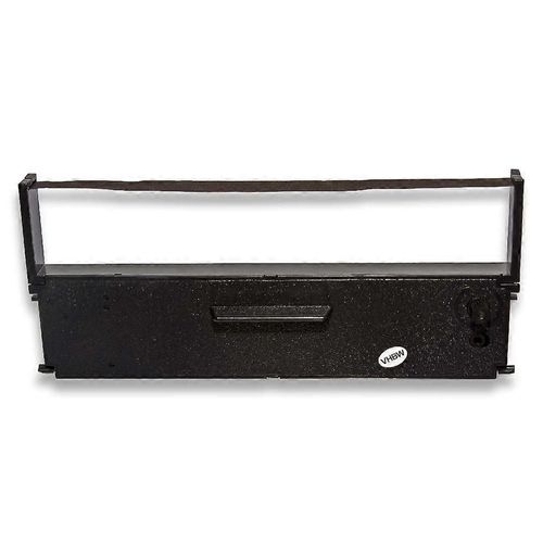 Ruban d'étiquetage vhbw compatible avec Epson SX 25 TM, M 930, IT-U 375, ERC 31, IT-U 925, 930, M 26 SA, IT-U 950 Dot Matrix Printer, Imprimante de reçus - Noir