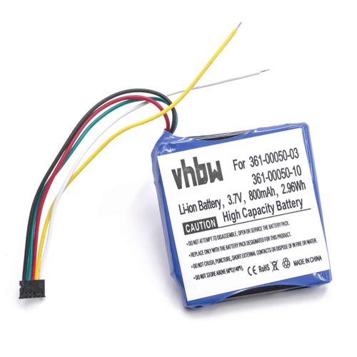 Batterie vhbw compatible avec Garmin Edge 510 GPS Compteur de vélo (800 mAh, 3,7 V, Li-Ion)