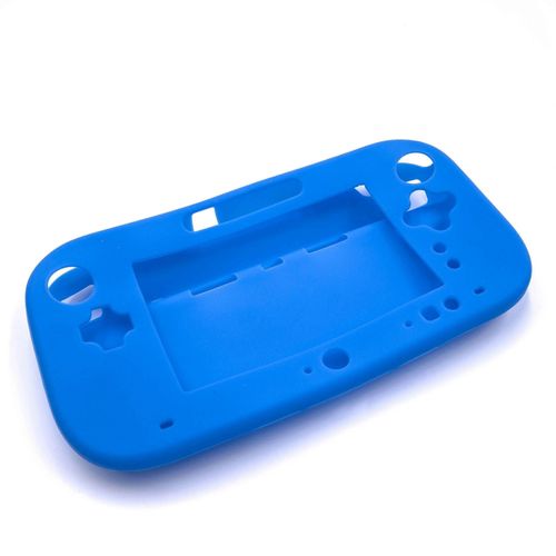 Étui Vhbw Compatible Avec Nintendo Wii U Gamepad, Manette De Jeu, Manette - Bleu Silicone