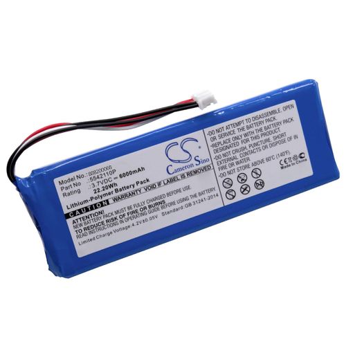 Batterie vhbw compatible avec JBL Pulse 2, 2Blkus Haut-parleur (6000mAh, 3.7V, Li-Polymer)