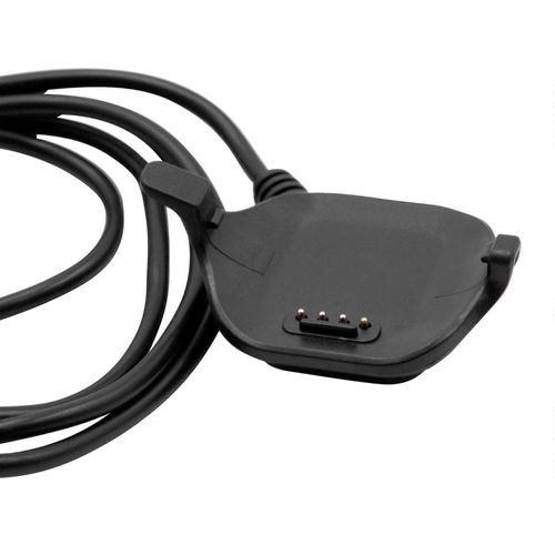 Vhbw Câble De Charge Usb Compatible Avec Garmin Forerunner 25 (Petite) Smartwatch Fitness Tracker - Station D'accueil Noir, 96 Cm
