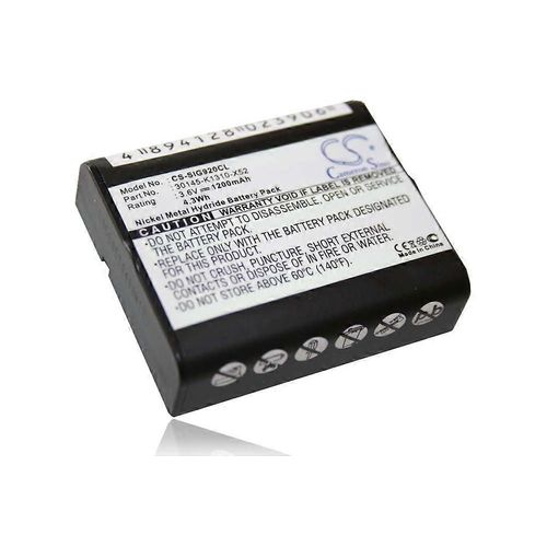 Batterie vhbw compatible avec le téléphone fixe sans fil Siemens Gigaset 951, 905, G59X, 952, 920 (1200 mAh, 3,6 V, NiMH)