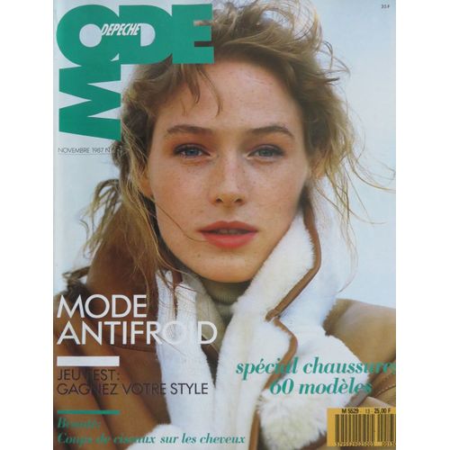 Revue : Dépêche Mode Spécial Chaussures - Mode Antifroid - Mode Fashion - Novembre 1987 - N° 13