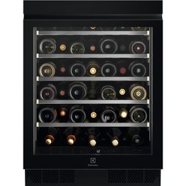 Electrolux wine climate cabinet Encastrable 81.8 cm Série 800 EWUS040B8B Verre noir brillant