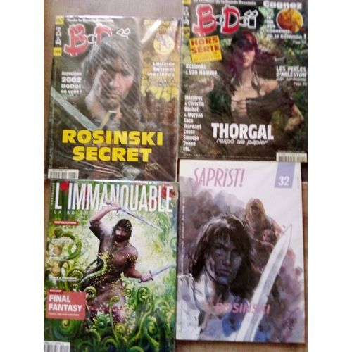 Thorgal.Lot De 4 Revues