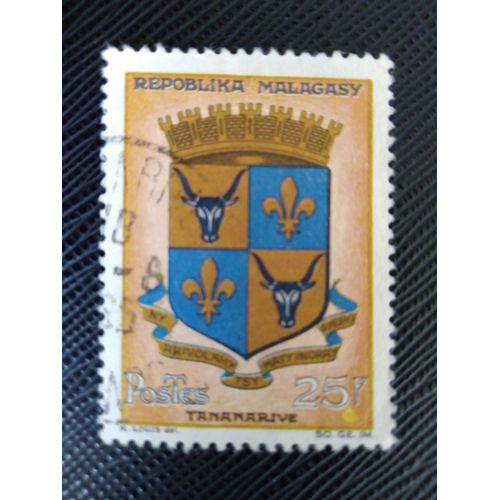 Timbre Madagascar ( Yt 392 ) 1963 Tananarive