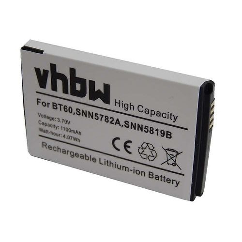 Batterie De Remplacement Vhbw Pour Motorola Snn5762a, Snn5782b, Snn5782, Hknn4014, Bt60, Snn5762, Hknn4014a Pour Téléphone Portable Smartphone Phone (1100mah, 3.7v, Li-Ion)