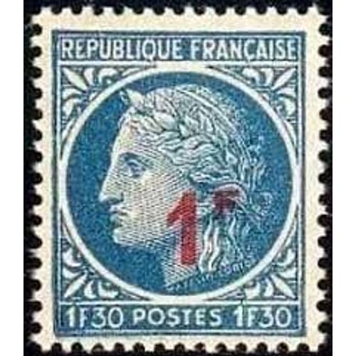 Type Cérès De Mazelin Avec Surcharge Année 1947 N° 791 Yvert Et Tellier Luxe