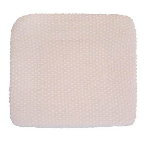 Housse De Matelas À Langer En Coton Bio Roba - Frosty Almond - Douce Et Respirante - Motif Pois En Relief - Beige Amande