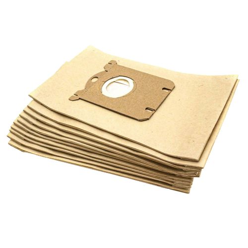 Sac à poussière vhbw 10x compatible avec Philips FC 9810, FC 9810 / 9810, Geneva - City Line, Fuchsia, FC 9311 SilentStar, FC 9312 SilentStar - marron