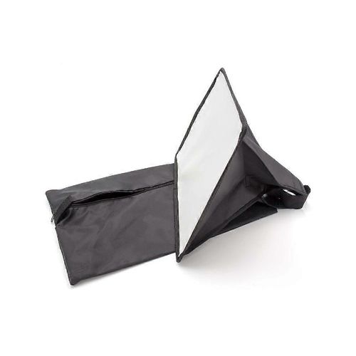 Diffuseur de flash Softbox vhbw compatible avec Canon Speeddlite 600EX, 600EX-RT, 550EX, 580EX I+II, 540EZ, 90EX Flash, Appareil photo - Plastique Noir