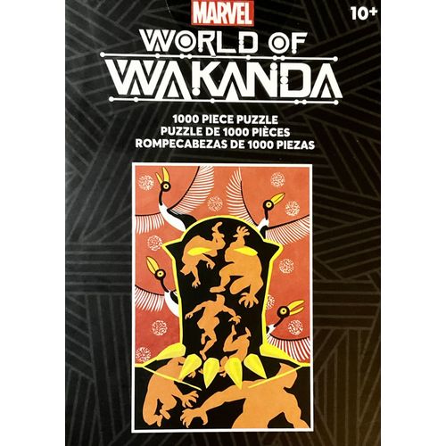 Puzzle Marvel Black Panther World Of Wakanda Forever 1000 Pièces Disney Disneyland Artist Series Star Wars Mickey Jouet Game Jeu Jeux Jigsaw Cadeau