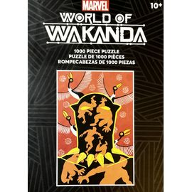 Puzzle Marvel Black Panther World Of Wakanda Forever 1000 Pièces Disney Disneyland Artist Series Star Wars Mickey Jouet Game Jeu Jeux Jigsaw Cadeau