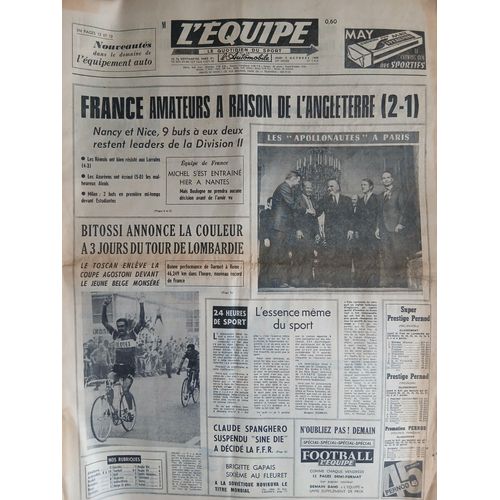 L'Équipe 7302 - 07/10/1969