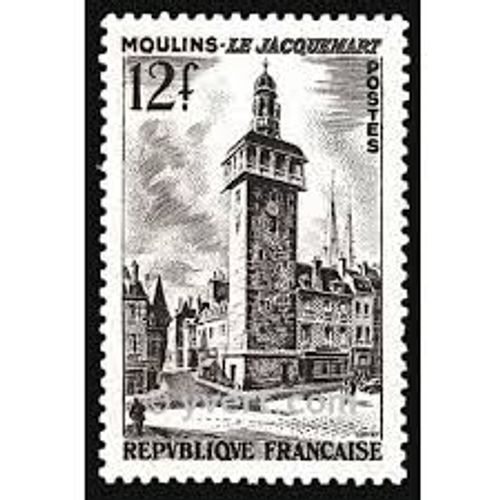 5ème Centenaire Du Jacquemart De Moulins Année 1955 N° 1025 Yvert Et Tellier Luxe