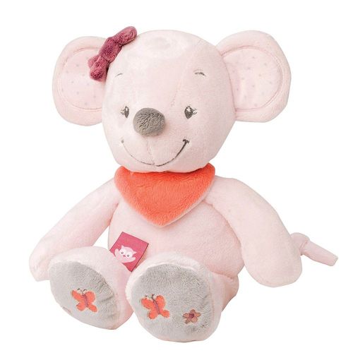 DOUDOU SOURIS ADELE NATTOU PELUCHE JOUET BEBE 30CM