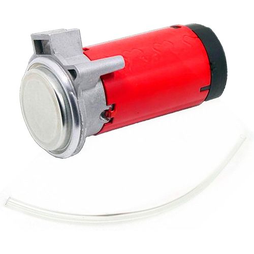 Rouge Compresseur D'air 12v Kit De Pompe À Air, Klaxon Électrique Avec Tuyau Moteur Électromagnétique, Utilisé Pour La Trompette Super Fort Pour Remplacer Le Kit De Pompe À Air De [Voi6172661]