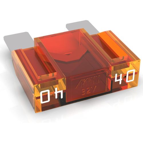 Fusible À Lame i 20-80A, Fusible Enfichable D'Automobile, Choix : 40A Ampères, Orange, 1 Pièce[VOI6170709]