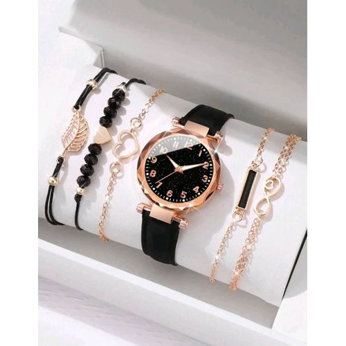 Set 6 Pièces Femme ¿ Élégance Stellaire Au Poignet
