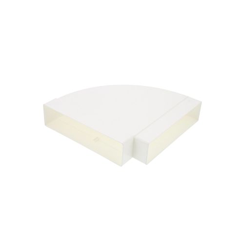 Coude horizontal de 90°,pour des embouts rectangulaires 218 x 55 mm MECKCH09