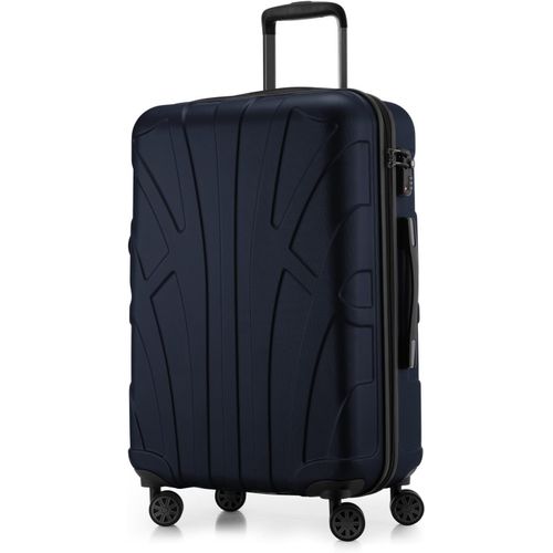 Chariot Pilote,Coque Rigide,Chariot Business,Valise Cabine,Valise Pilote,Bagage à Main,TSA,ABS,2 Roues,Noir.[S42]