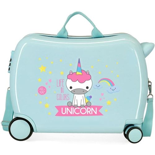 Little Me Valise Enfant Turquoise 50x38x20 cms Rigide ABS Serrure à combinaison 34L 2,1Kgs 4 roues Bagage à main
