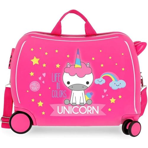 Little Me Valise Enfant Rose 50x38x20 cms Rigide ABS Serrure à combinaison 34L 2,1Kgs 4 roues Bagage à main
