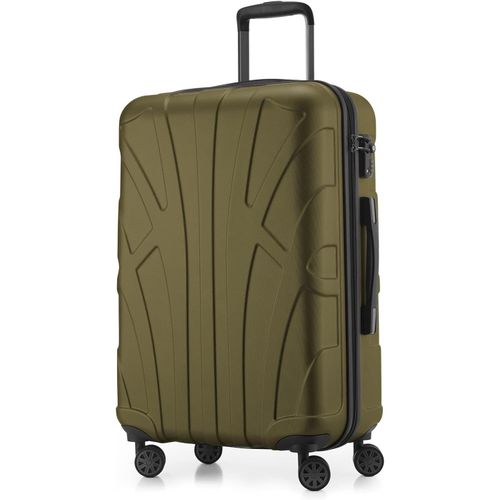 Chariot Pilote,Coque Rigide,Chariot Business,Valise Cabine,Valise Pilote,Bagage à Main,TSA,ABS,2 Roues,Noir.[S48]