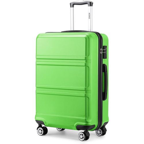 Valise Cabine Rigide Bagages Cabine en ABS Petite Valise de Voyage avec 4 roulettes et Serrure TSA,Vert Pomme