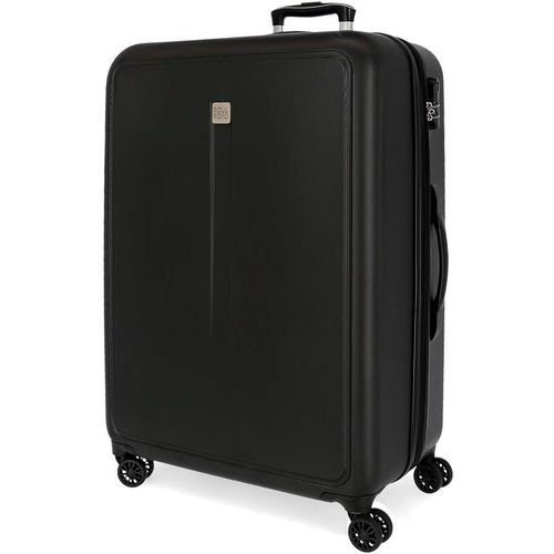 Cambodya Grande Valise Noire 53 x 78 x 31 cm Rigide ABS Fermeture à Combinaison latérale 108 L 4,76 kg 4 Roues Doubles
