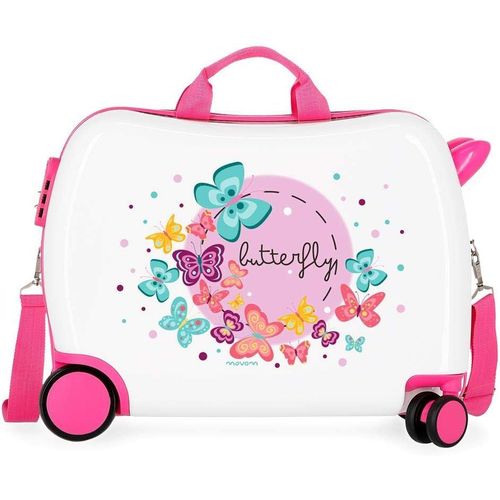 Happy Time Valise Enfant Multicolore 50x38x20 cms Rigide ABS Serrure à combinaison 34L 2,1Kgs 4 roues Bagage à main.[S219]