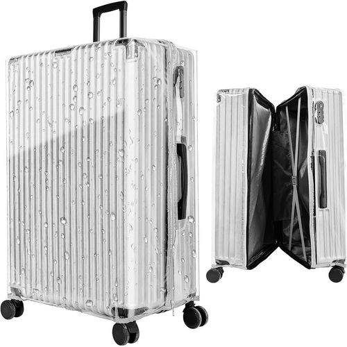 Housse de protection en PVC transparent pour valise de 50,8 cm,61 cm,71,1 cm,76,2 cm.[S108]