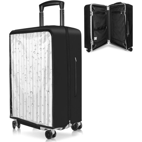 Housse de protection en PVC transparent pour valise de 50,8 cm,61 cm,71,1 cm,76,2 cm.[S110]