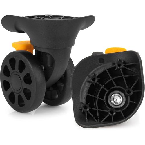 1 paire de roulettes de rechange robustes pour valise,Noir,V150-J,Roulettes de rechange pour valise