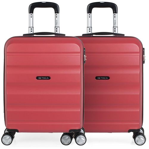 Valise Cabine 55x40x20,Valise Cabine,Valise À roulettes,Valise Roulette,Valise Rigide,Résistant,Légère,Corail/Corail