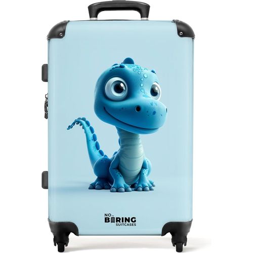 Valise Enfant,Grande Valise,Valise Enfant Garcon,Valise Enfant Roulette,Serrure TSA,Valise 23kg,Valise Garcon,Valise Grande Taille (67cm-72L),(Dino-Bleu Aqua)