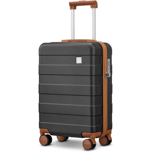 Valise de Voyage,Ultralégère Bagages en ABS,Ensemble Valises Rigides Durables avec 4 Roues Pivotantes à 360° et Serrure TSA,Grand Espace-20 Pouces
