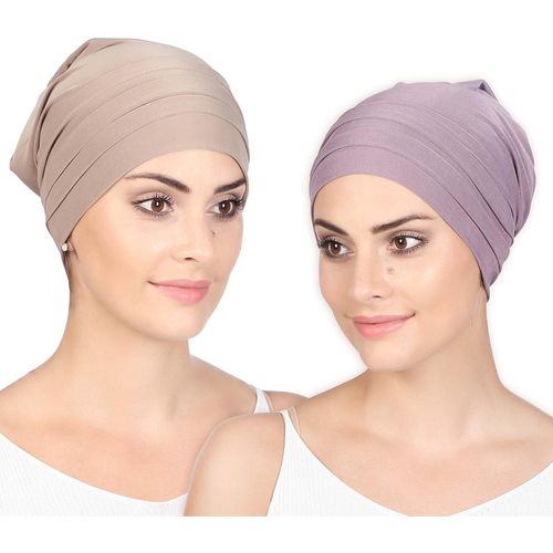 2 Pièces Bonnet De Chimio Et De Nuit Pour Femme-Fin,Doux Et Confortable-Chapeau De Chimiothérapie.[P279]