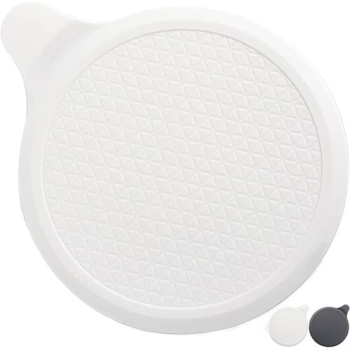 Bouchon de baignoire en silicone extra large de 15,2 cm pour baignoire,lavabo,évier de cuisine,blanc