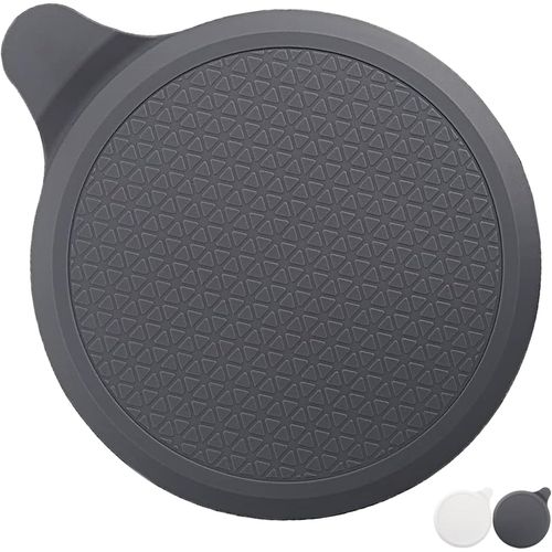Bouchon de baignoire en silicone extra large de 15,2 cm pour baignoire,lavabo,évier de cuisine,gris