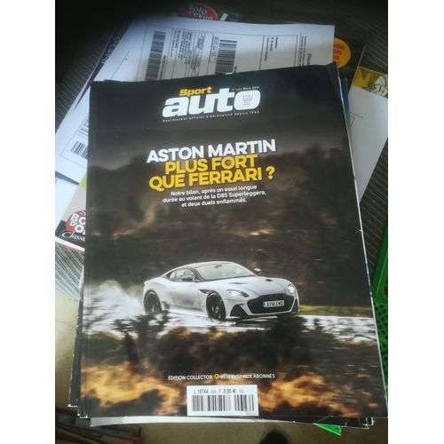 Sport Auto 686 De 2019 Alpine A110,Aston Martin Dbs Superleggera,Ferrari 812 Superfast,Aston Martin Vantage,Ferrari Portofino,Lamborghini Huracan Evo,Porsche Panamera Gts,Bmw M4 Cs,M2 Competition,Mega